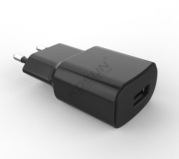 10W Single USB Port European Wall Charger